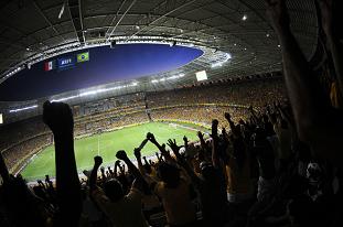 afici�n en los estadios